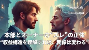 コンビニ本部とオーナーの意見の食い違い