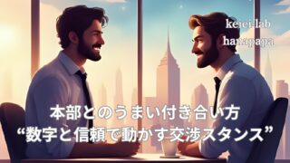 本部との“うまい付き合い方”とは？無理なく協力し、自分の要望も通す交渉スタンス