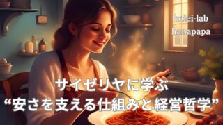 サイゼリヤが値上げせずに価格を維持できる理由｜外食産業の企業努力に学ぶ