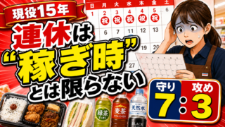 大型連休の売上対策｜商圏・客層・発注で差がつく店舗戦略