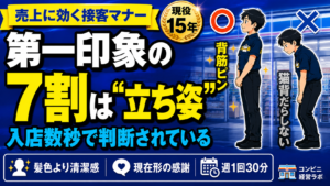 スタッフの印象を決める接客マナー3選