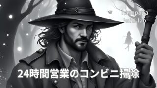 24時間営業のコンビニ掃除｜揚げ物の足元汚れは「小さな掃除」で防げる