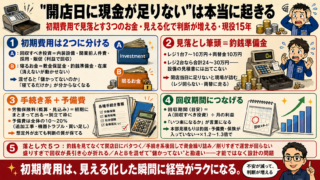 初期費用とは？回収すべき投資と「開店日に必要な現金」を見落とさない整理術｜経営ラボ