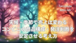 天候・季節で売上は変わる｜コンビニの商品構成・発注判断を安定させる考え方