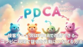 接客サービスはPDCAで改善できる｜コンビニ現場で評価を行動につなげる方法