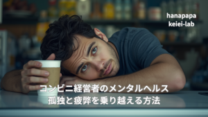 コンビニ経営者のメンタルヘルス｜孤独と疲弊を乗り越える方法