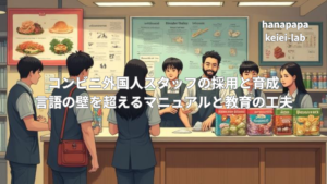 コンビニ外国人スタッフの採用と育成|言語の壁を超えるマニュアルと教育の工夫