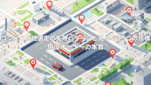 コンビニ立地選定の失敗パターンと見るべき5つの指標|現役オーナーの本音