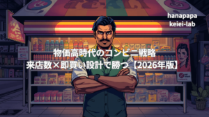 物価高時代のコンビニ戦略｜来店数×即買い設計で勝つ【2026年版】