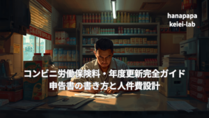 コンビニ労働保険料・年度更新完全ガイド｜申告書の書き方と人件費設計