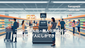 コンビニ省人化・無人化完全ガイド｜技術活用と「人にしかできない仕事」