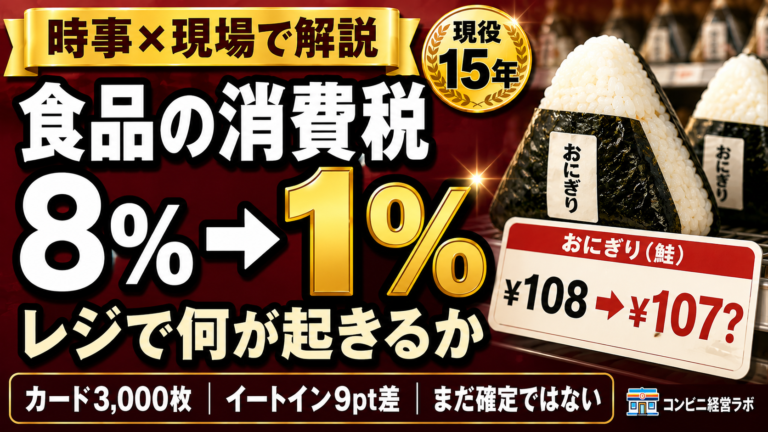 食品消費税1%